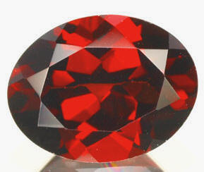Oval Pyrope Garnet Mahavir Gems
